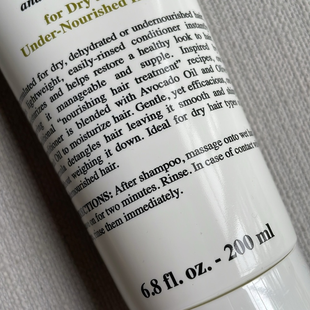 Kiehl's nourishing Olive Fruit Oil Conditioner - Picture 3 of 9
